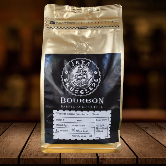BOURBON BARREL AGED COFFEE