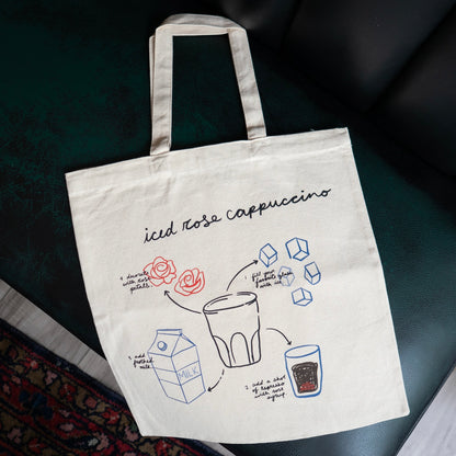 ROSE CAPPUCCINO TOTE BAG