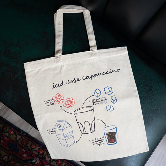 ROSE CAPPUCCINO TOTE BAG